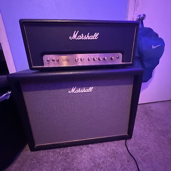 marshall Origin 50 watt head with 2 x 12