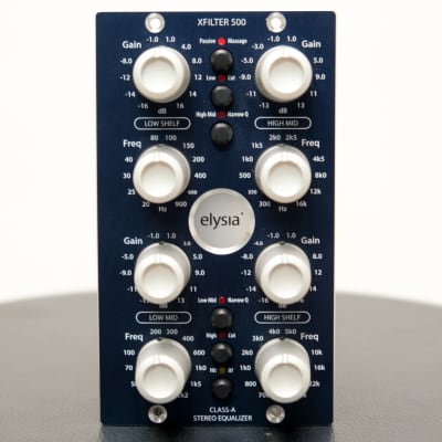 elysia xfilter 500 API500シリーズ Elysia xfilter 500: Astonishing 500 Series Stereo Equalizer | The