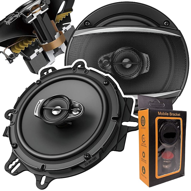 2 Pairs Pioneer TS-A1670F 6.5" 3-Way 320 Watt Coaxial Car | Reverb