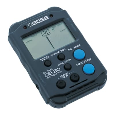 BOSS DB-30 Dr. Beat Portable Rugged Built Nine Rhythm Types and 24 Beat Variations Large LCD Metronome with Headphones Jack and Auto Power Off Function image 3