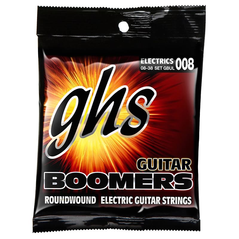 GHS Electric Boomers GBUL Ultra Light Guitar Strings (8-38) image 1