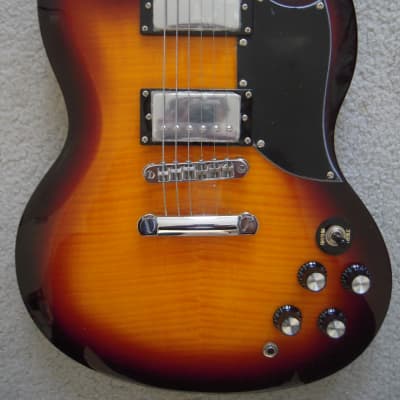 Mint! Firefly FFLG Sunburst Electric Guitar, 2 Humbucker Pickups, Chrome Hardware - Limited Edition! image 6