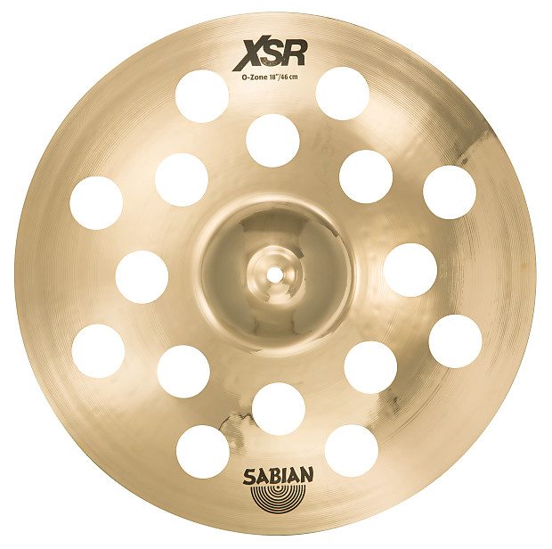 Sabian 18" XSR O-Zone Crash Cymbal image 1