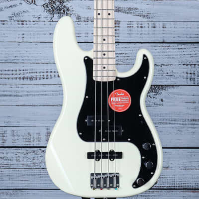 Squier Affinity Precision Jazz Bass Guitar | Olympic White image 1