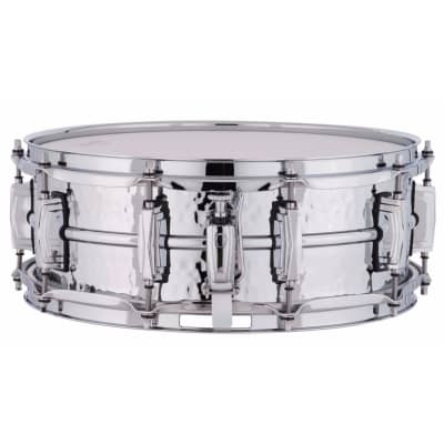 Ludwig LM400K Supraphonic 5"x 14" Snare Drum with Hammered Aluminum Shell and Imperial Lugs image 1
