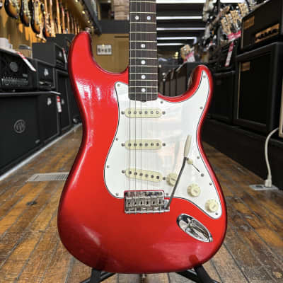 Fender Custom Shop '66 Stratocaster Deluxe Closet Classic Electric Guitar Faded Aged Candy Apple Red w/Hard Case for sale