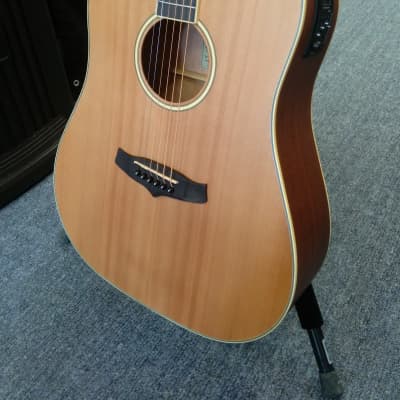 Tanglewood TW10 E LH Left-Handed Dreadnought Cutaway A/E Guitar image 2