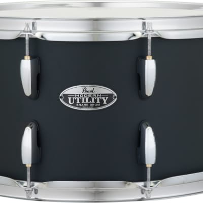 Pearl Modern Utility 14 x 8" Satin Black Maple Snare Drum image 1