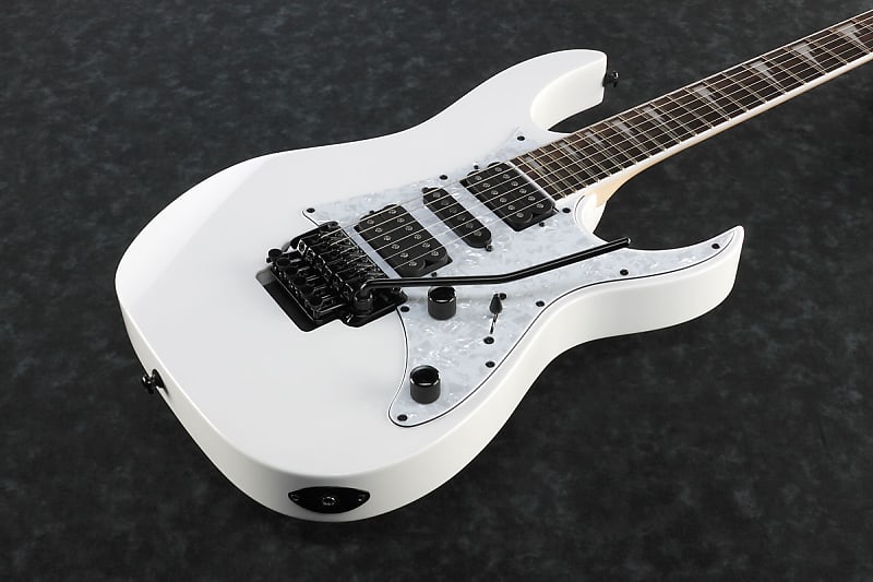 IBANEZ RG350DXZ-WH Tremolo 6-Saiter E-Gitarre, white | Reverb