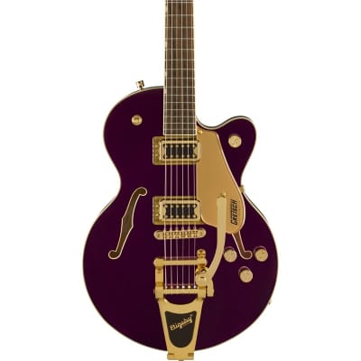 Gretsch G5655TG Electromatic Center Block Jr. Single-Cut with Bigsby and Gold Hardware, Laurel Fingerboard, Amethyst for sale