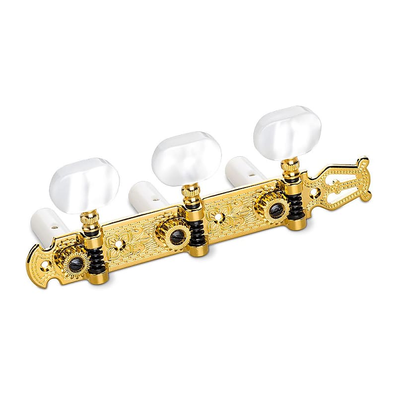 Schaller Classic Lyra Classical Tuners 3 x 3 (Gold)