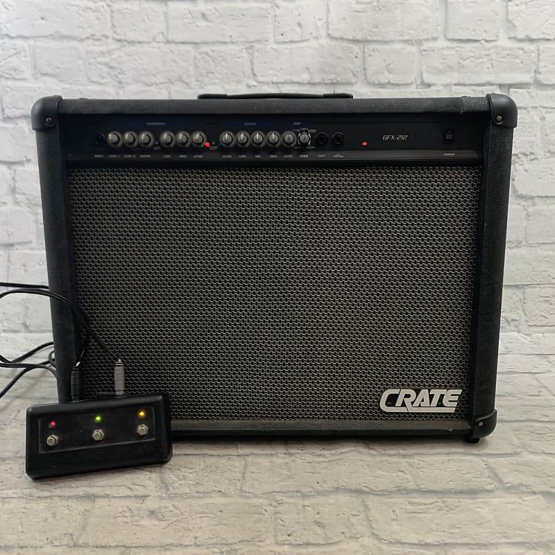 Crate GFX212 Guitar Combo Amp w/ Footswitch DSP Effects Reverb