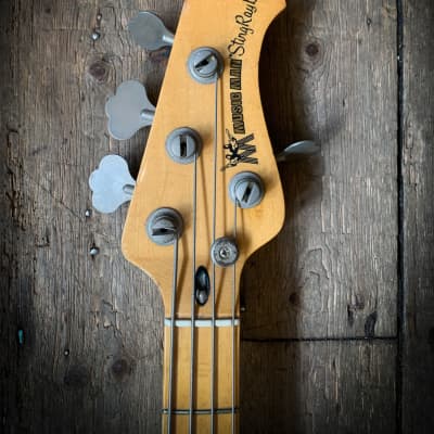 1977 Music Man  Stingray 4  Bass in Natural finish & original hard shell case image 7