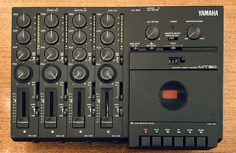 Yamaha MT50 Multitrack Cassette Recorder 4 Track *ANALOG* Reverb