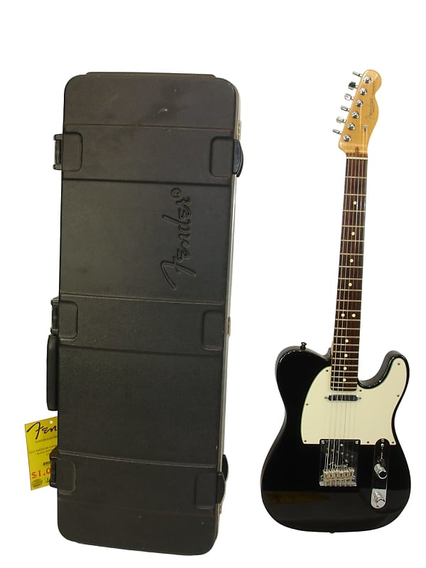 2012 Fender American Standard Telecaster Electric Guitar, Rosewood Fingerboard, Black w/ Case image 1