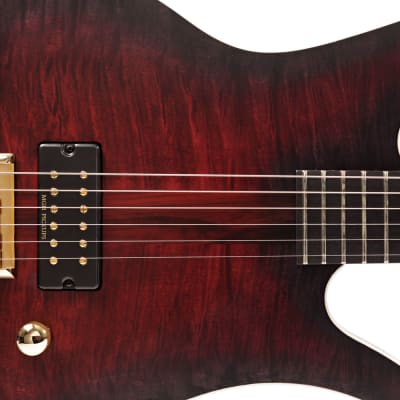 Electric MGH GUITARS Blizzard Beast Premium Deluxe - black cherry burst  - made in Germany image 3