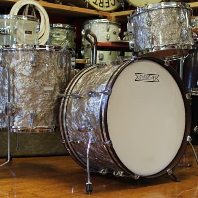 Standard Drum Company Beech in Gold Dust Pearl 12x22 16x16 9x13 image 1