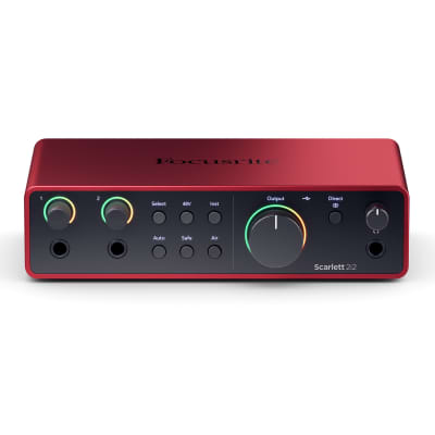 Focusrite Scarlett 2i2 4th Generation - 2-In 2-Out USB Audio Interface image 2