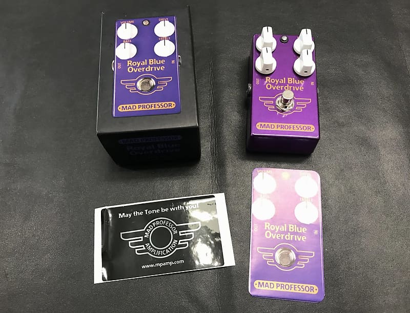 Mad Professor Royal Blue Overdrive Pedal  New! image 1