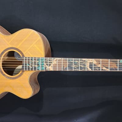 Blueberry NEW IN STOCK Handmade Acoustic Guitar Grand Concert Eagles for sale
