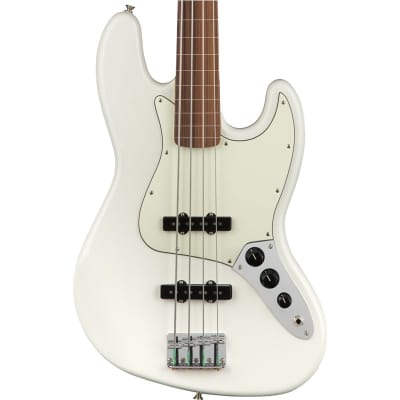 Fender Player Jazz Bass Fretless Polar White Pau Ferro for sale