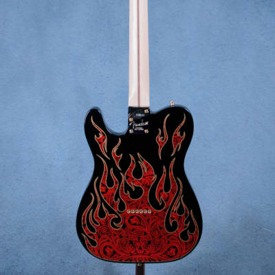 Fender James Burton Signature Telecaster Maple Fingerboard - Red Paisley Flames - US22183593-Red Paisley Flames image 7
