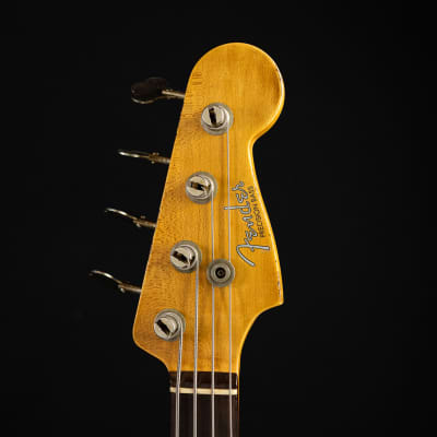 Fender Custom Shop LTD 1960 Precision Bass Heavy Relic - Aged Sherwood Green Metallic #8319 image 10