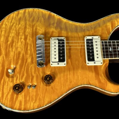2013 Paul Reed Smith PRS DC245 Ted McCarty Signature Private Stock w 1-Piece Quilt Top & Solid Brazilian Neck ~ Santana Yellow image 1