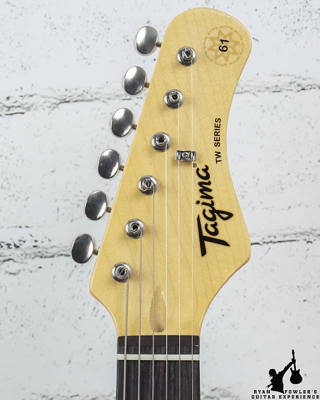 Tajima TW-61 in Vintage White Heavily Modified | Reverb