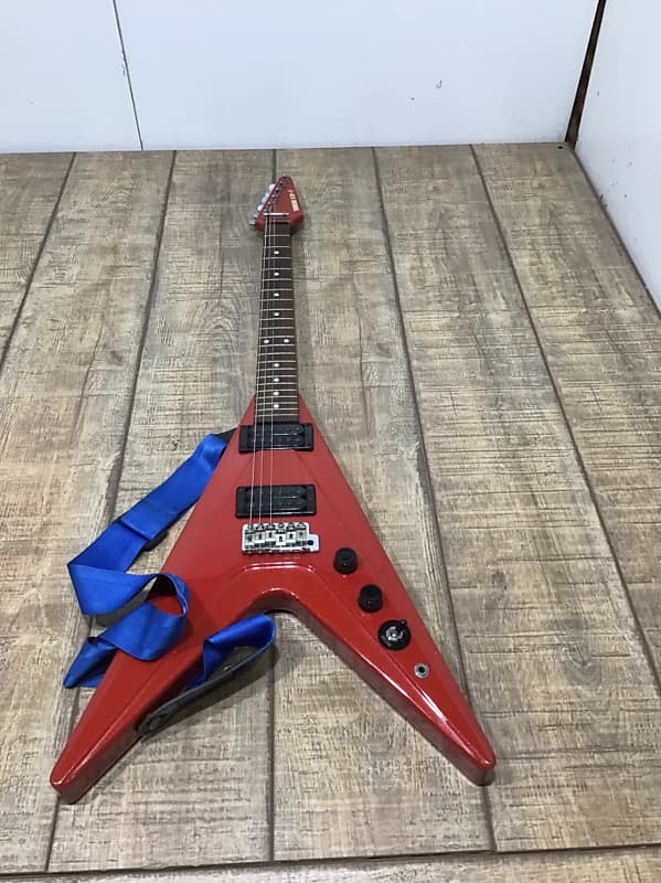 Yamaha VX-1 1980s Red Flying V rare japan made guitar -50$