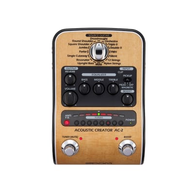 Zoom AC-2 Acoustic Creator Guitar Effects Pedal image 1