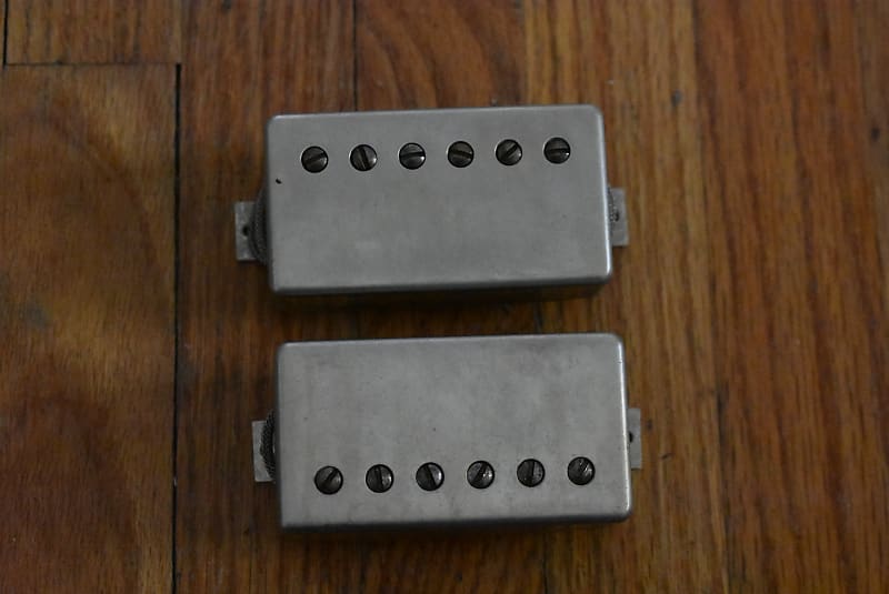 Gibson Custom Custom Bucker Humbucker pickup set, Neck & Bridge VOS aged covers