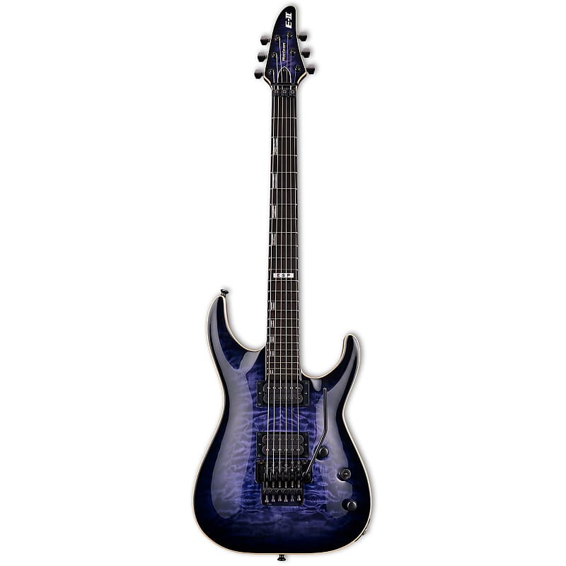 Esp E Ii Horizon Qm Fr Reindeer Blue Electric Guitar Reverb