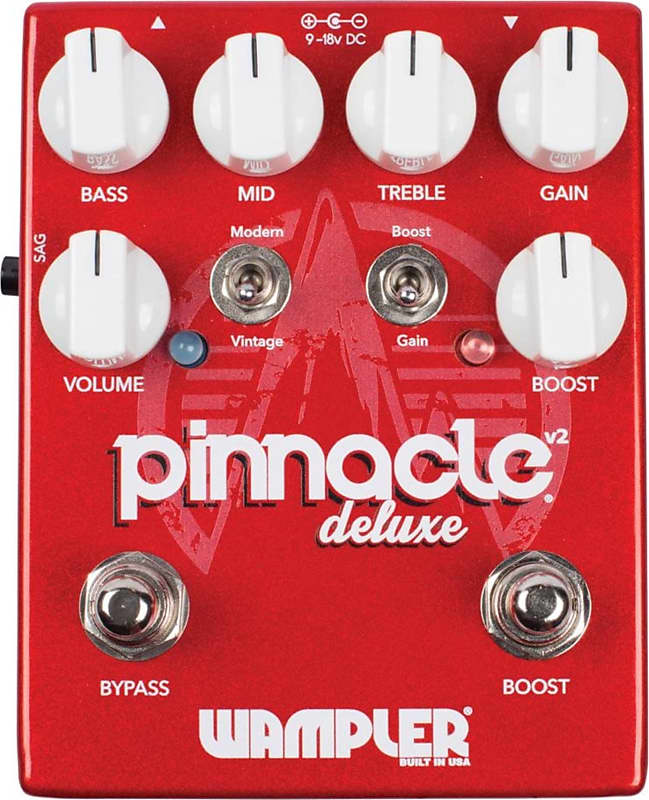 Wampler Pinnacle Deluxe V2 Brown Sound British Distortion Pedal with Boost image 1