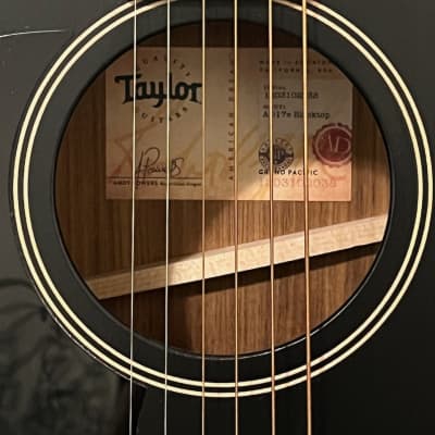 Taylor AD17e American Dream Blacktop acoustic guitar (Lefty / Left Handed) image 7