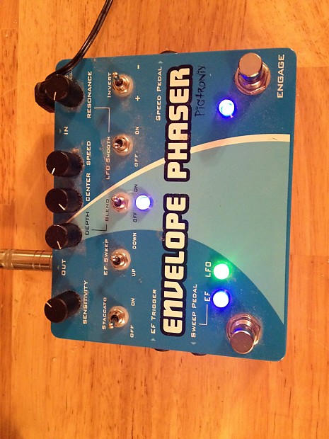 Pigtronix Envelope Phaser Nice unit with power supply | Reverb