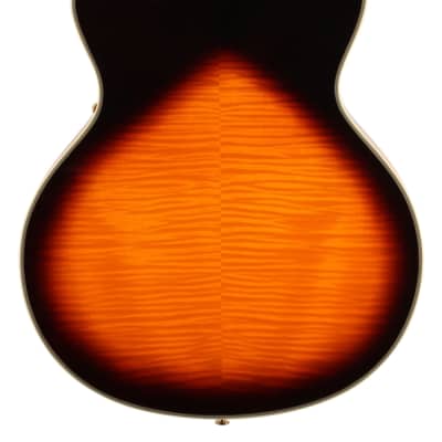 Epiphone Joe Pass Emperor II Pro Electric Guitar Vintage Sunburst image 5