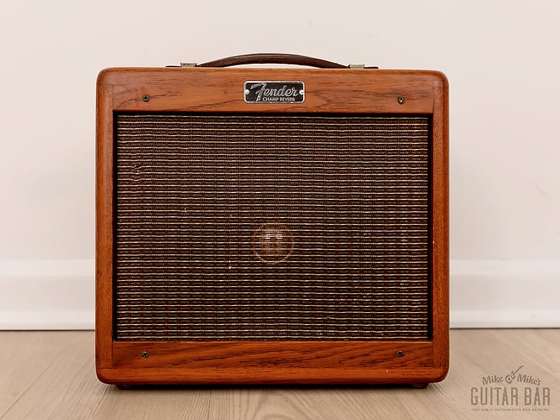 1992 Fender Custom Edition Wood Champ Reverb Class A Tube Amp Tweed-Style,  Japan MIJ Woody