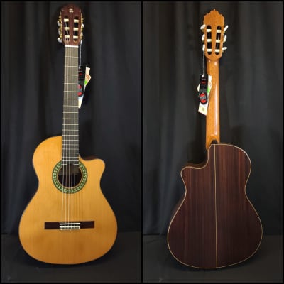 Alhambra 5P-CW-E1 Cutaway Acoustic Electric Classical Guitar w/Gig Bag image 2