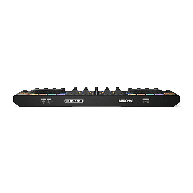 Reloop Mixon 8 Pro 4-Channel Professional Hybrid Sturdy Build DJ Controller  for Serato DJ Pro and Algoriddim DJAY Pro AI with Real-Time Displays