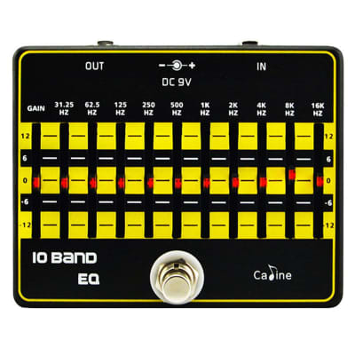 Caline CP-24 10 Band EQ Guitar or Bass Effect Pedal True Bypass image 1