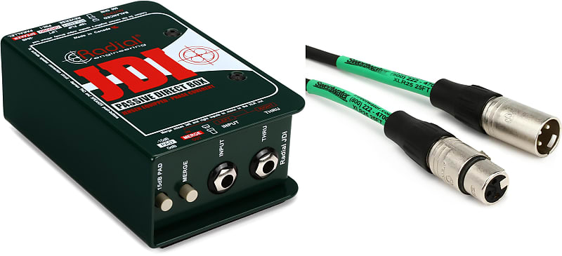 Radial StageBug SB-1 Active DI Box - Phantom Powered For Guitars