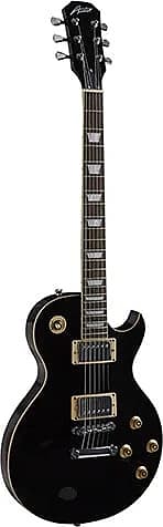 Austin Elecric Guitar, Single Cut Super 6-Pro Black image 1