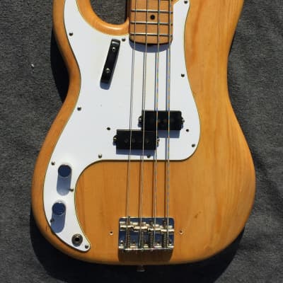 Fender Precision Bass Lefty 1975 Natural image 2