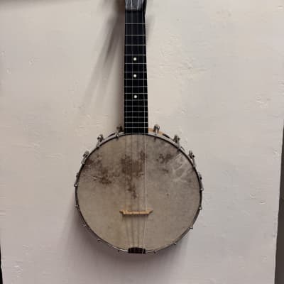 Dixie Banjo Ukulele (Banjolele) 1950's Chrome | Reverb