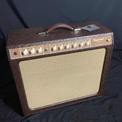 Tone King Imperial MkII Combo - Custom Brown Western Tolex with Wheat Grille for sale