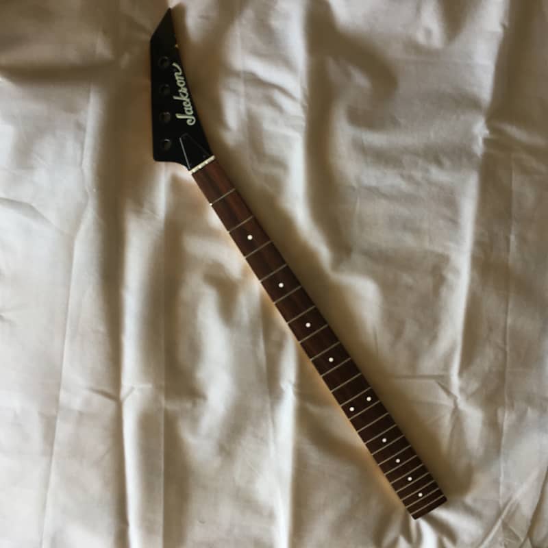 Damaged/Repaired Jackson Bass Neck mid90s Clear Gloss Reverb