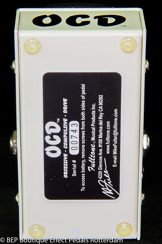 ギター fulltone OCD ver1.3 Fulltone OCD V1 Series 3 Obsessive Compulsive Drive Pedal