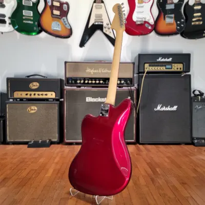 BACCHUS Jazzmaster Craft Series BJM-60E CAR - Japan (Candy Apple Red)  w/Anodized Pickguard | Reverb