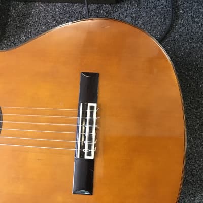 Yamaha G-235 vintage Classical nylon string Guitar made in Taiwan 1981 in excellent condition with original vintage case. image 9